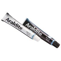 Araldite – Steel Epoxy Adhesive – 2-Component – Metallic Grey – Water-Resistant – 15ml Tubes