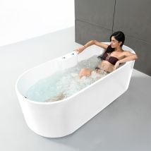 Bañera Hidromasaje - Ukio White Bulle - Blanco - 175 X75 X65 Cm, By Spalina