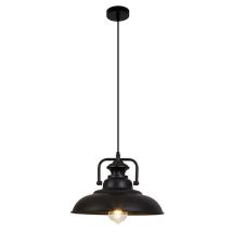 Homestyle Pro Mk103-bb Lampe À Suspension Industrielle 38x21 Cm Noir/métal