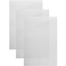 Qpuion - 3 Pieces Bumper Stainless Steel Mesh Crack Repair Hole Repairing Mesh Net, Model: Silver