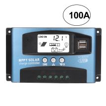Sjlerst - 40/50/60/100a Mppt Solarladeregler Lcd-display Mehrere Schutzladeregler Für Sonnenkollektoren (100a)