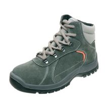 Bota de seguridad T44 S1P gris – Puntera anti-impactos – Planta antiperforación de acero – Piel serraje hidrofugado