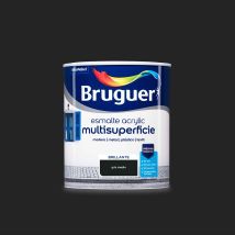 Mittelgrauer, Glänzender Mehrflächen-acryllack 0,750 L 5057524 Bruguer