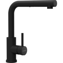 Schock Kantus Con Doccia Nero Opaco. Tipo Di Beccuccio: Estraibile, Colore Del Prodotto: Nero, Controllo Del Flusso D'Acqua: Leva Sanitaria. Distanza 