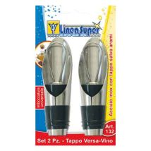 Tapón Para Botellas Versa-vino Juego De 2 Piezas