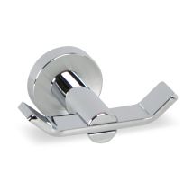 Percha Cromo Bolonia – 9,5 x 5 x 7 cm – Diseño Moderno – Ideal para Mantener el Orden