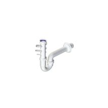 Sifone Per Lavello A U Con Attacco Multifunzione Hermes Misura: 1"1/4 Uscita D.32