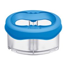 800310 Bote De Agua Para Pintura Azul, Transparente