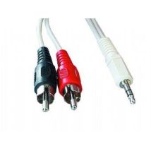 Cavo Audio Cablexpert Maschio Rca X 2 Minijack Stereo Da 3,5 Mm 1,5 M Garanzia: 12 Mesi