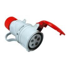 Asein - Argo Rossa 3p+t+n Cee 309 Ip44 - Prise De Courant Industrielle Rouge 16a 71105