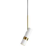 Lámpara de techo Look 1P – Aluminio blanco – Diámetro 60 mm – Longitud 170 mm – Longitud de suspensión 1000 mm