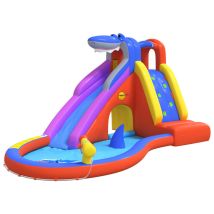 Happy Hop - Toboggan À Eau Gonflable Avec Piscine 450x320x240 Cm Pvc