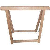 Caballete de madera plegable 75x75 cm – Madera natural de pino o tilo – Ideal para artistas y bricolaje
