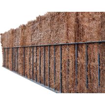 Seto artificial Garbric marrón tricolor 1,5 x 3 m – Resistente a la decoloración – Ideal para privacidad en jardines