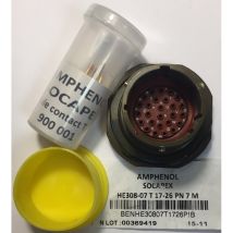 Souriau - Amphenol He308-07t17-26pn7m Mil-normkreiskontakt 26pos. Männlich – Mil-dtl-38999