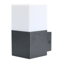 Applique Da Parete Praga Nero Ip54 1 X E27 M Ledme