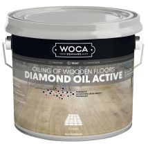 Woca Diamant Aktiv Öl Holzbodenöl Pflegeöl Für Alle Holzarten Caramelbraun 2,5 Liter