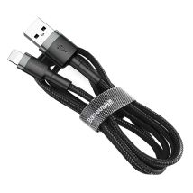 Baseus Cafule Lightning Usb-kabel 1,5 A 2 M (grau-schwarz)