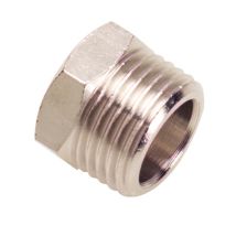 Reductor Tuerca Cilindrica Macho 1/2 - Hembra 3/8 (blister 2 Piezas)