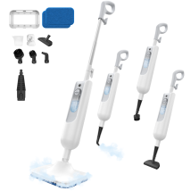 Balai À Vapeur Inse F2 12-en-1 Polyvalent, Nettoyeur À Main Démontable Pour Sols, Carrelages, Marbres Et Tapis