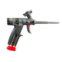 Dosierpistole Scuro Evo6 – Metall – Ergonomischer Griff – Antihaftbeschichtung – 4-fache Long-Life-Dichtung – Rot/Schwarz/Anthrazit