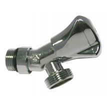 Valvola D'Intercettazione Girevole Autosigillante Con Cerniera, Maschio/maschio 15 X 21 Mm 20 X 27 Centrale Brico