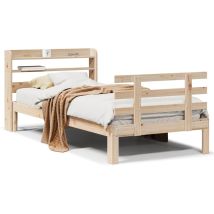 Maison Exclusive - Giroletto Con Testiera 100x200 Cm Legno Massello Di Pino