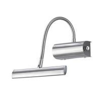 Aplique de pared CURTIS LED flexible níquel mate – 400 lúmenes – 3000K – Dimmer integrado – Trio