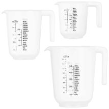 Cmp Iberica Cm75606 Set 3 Jarra Medidora, Bianco, Estandar