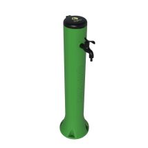Sined - Grüner Gartenbrunnen Cm 25x25x99 Fontana Tritone Verde