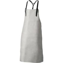 Delantal de soldador T – 80 x 100 cm – Cuero desdoblado – Pesado – Correas de cuero de lomo