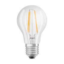 Bellalux - Bombilla Led De Cristal Transparente Estándar E27, 6,5w, Blanco Cálido.
