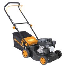 Cortacésped De Empuje Con Motor Ohv De 132 Cc – Ancho De Corte De 40 Cm, Altura Ajustable De 25 A 75 Mm, Recolector De Césped De 45 L – Dunsch