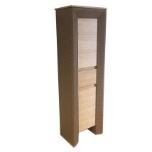 Byca - Charleston Aufbewahrungssäule In Naturfarbe – 170 Cm – Badezimmer