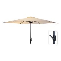 Parasol Ø300cm Altura Máxima 248cm Crema