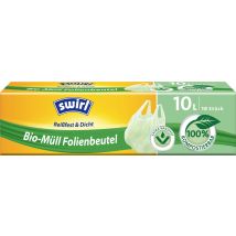 Swirl - Abfallbeutel Biofolie Mit Griff 10l Pack Rolle Mit 10 Stück
