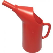 Versatore Olio 2L in Plastica Resistente – Infrangibile, per Olio, Acidi e Combustibili – Accessori per Manutenzione Utensili a Motore