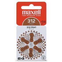 Pila Audifono Maxell Pr41 312 Sin Mercurio - Bl6 - Unidad