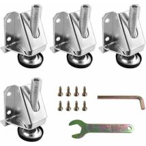 Lot De 4 M10 Niveleurs , Pieds De Nivellement Robustes En Acier Avec Écrous De Verrouillage , Pieds De Meuble Réglables M10 Pour Tables , Armoires , 