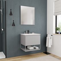 Neues Badezimmermöbel 60 Cm, Fsc-zertifiziert, Perlgrau ( 1lg60) - Ceramia