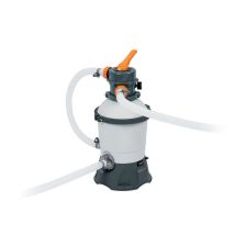 2N – 58515 – Sandfilteranlage 3028 l/h – 220-240 V, 85 W, 27,4 cm Durchmesser, 8 kg – Für Pools bis 10 m³