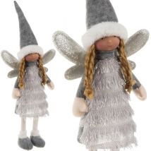 Fata - Statuetta Natalizia Grigia Ruhhy 22343