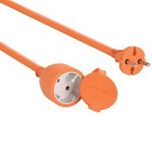 Rallonge 25 M - 2g1.5 - Câble: H05vv-f 2x1.5 Mm² - Puissance Max.: 3500 W