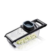 Mandoline multifonctions COLLECT – Ustensile de cuisine – Plastique Argent – 32 cm x 11.5 cm x 11 cm