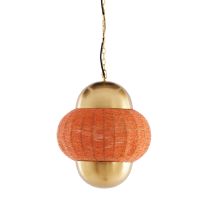Light & Living - Suspension - Cetara - Orange - Métal - E27 -