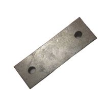Graphskill - Backing Plate For M12 U-bolt 124 Mm Centers 50 X 3 Mm Galvanised Mild Steel