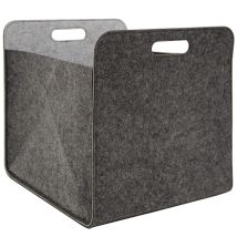 Scatola Di Feltro 33x33x38 Cm Cesto Borsa Per Scaffali Ikea Kallax Grigio
