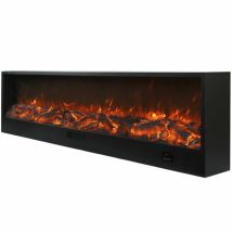 Sined - Beeindruckender Innenkamin Cm 50,7x20x300 Caminetto Etna 300