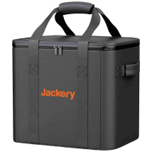 Jackery Schutztasche für E1500 Powerstation – EVA-Material – Schwarz/Orange – Tragetasche für Batteriezubehör und Ladegerätezubehör