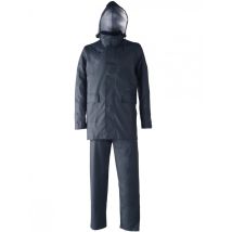 Regenanzug Pu/pvc Marineblau Singer - Größe M - Vplrainy02